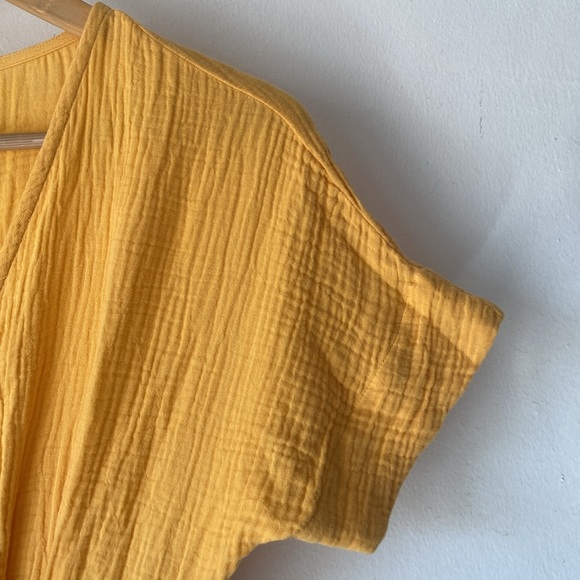 Marine Layer XS Valencia Wrap Midi Dress - Picture 9 of 14